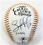 Salvador Perez Signed 5 x Gold Glove Inscribed Baseball - CSA Witness