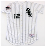 Roberto Alomar Jr. 2003 Game Used & Signed White Sox Jersey