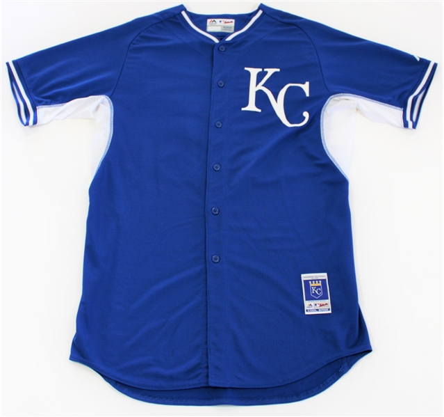 Casey Coleman 2014 Game Used & Signed Kansas City Royals Jersey