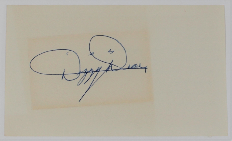 Dizzy Dean Signed Cut Autograph - PSA Full Letter - XX24414