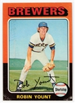 Robin Yount Brewers Rookie Card 
