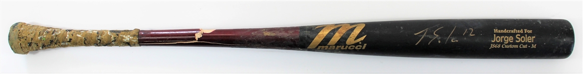 Jorge Soler Kansas City Royals 2020 Game Used Bat 