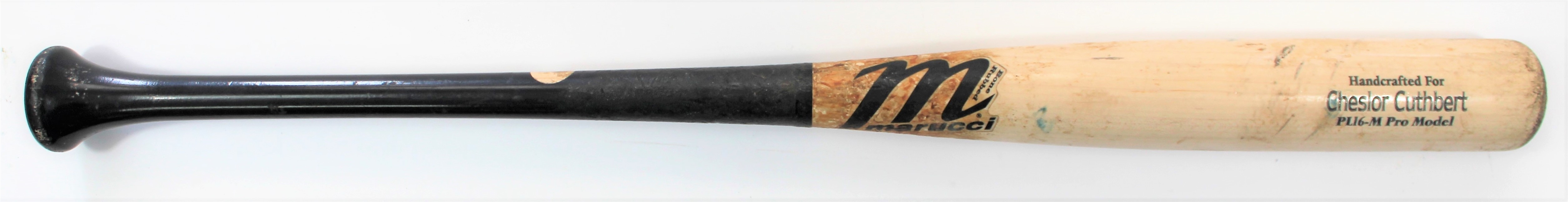 Cheslor Cuthbert 2015 Game Used Kansas City Royals Bat