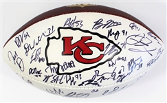 Kansas City Chiefs Team Signed Football - 55 Autographs