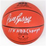 Bill Russell Signed Basketball 11x NBA Champs Autograph Grade 10 - JSA