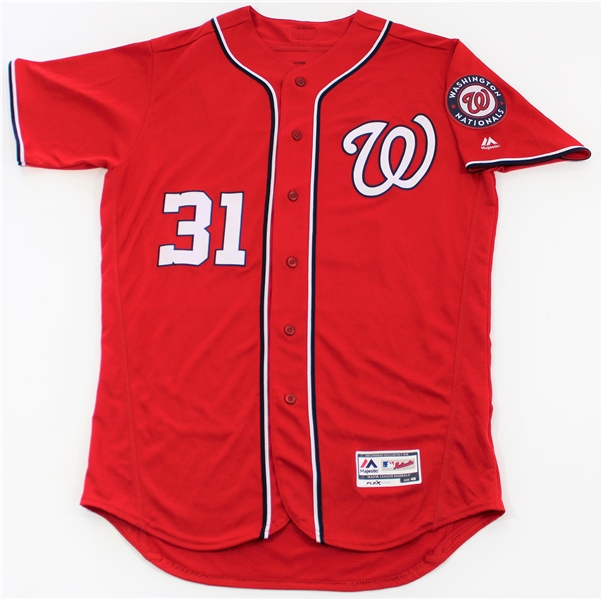 Max Scherzer Team Issued Nationals Signed Jersey - JSA