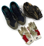 Robinson Cano Game Used Glove - Cleats - Batting Gloves 