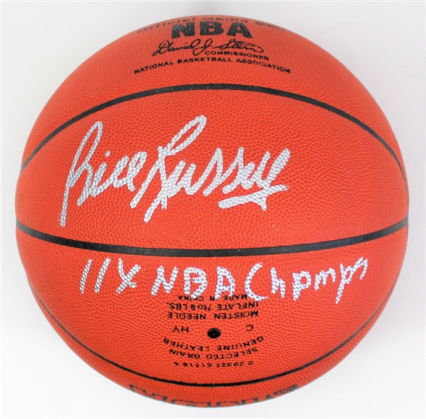 Bill Russell Signed Basketball 11x NBA Champs Autograph Grade 10 - JSA