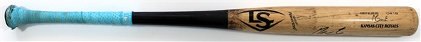  Maikel Garcia Game Used & Signed 2023 KC Royals Bat - PSA Pre Cert