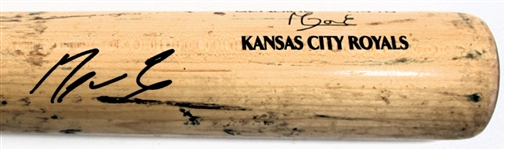  Maikel Garcia Game Used & Signed 2023 KC Royals Bat - PSA Pre Cert