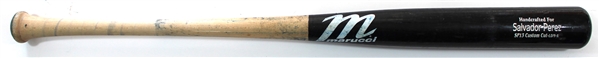 Salvador Kansas City Royals 2022 Game Used Bat Pre Psa