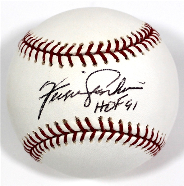 Ferguson Jenkins Signed HOF 91 Baseball 