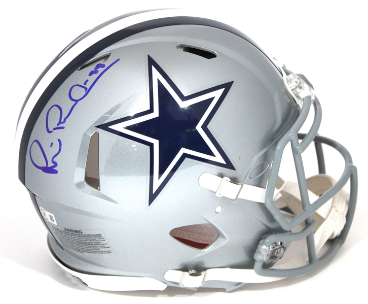 Michael Irvin Signed Dallas Cowboys Helmet - Beckett Witnessed