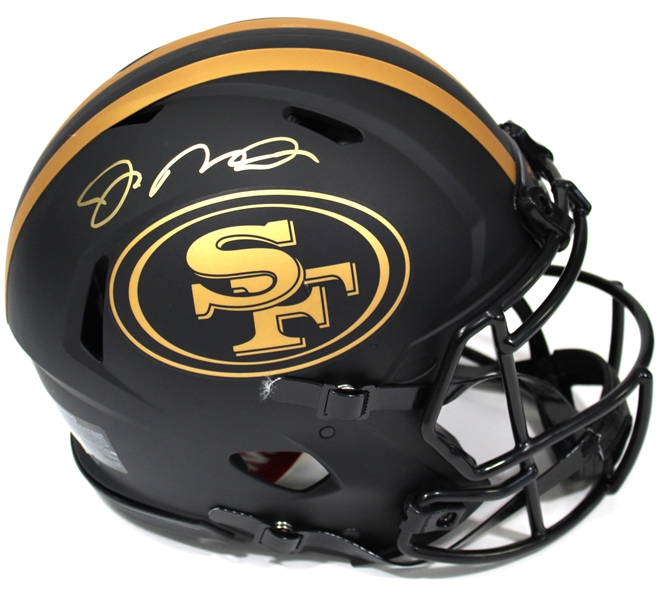 Joe Montana Signed San Francisco 49ers Helmet - Beckett Witnessed 