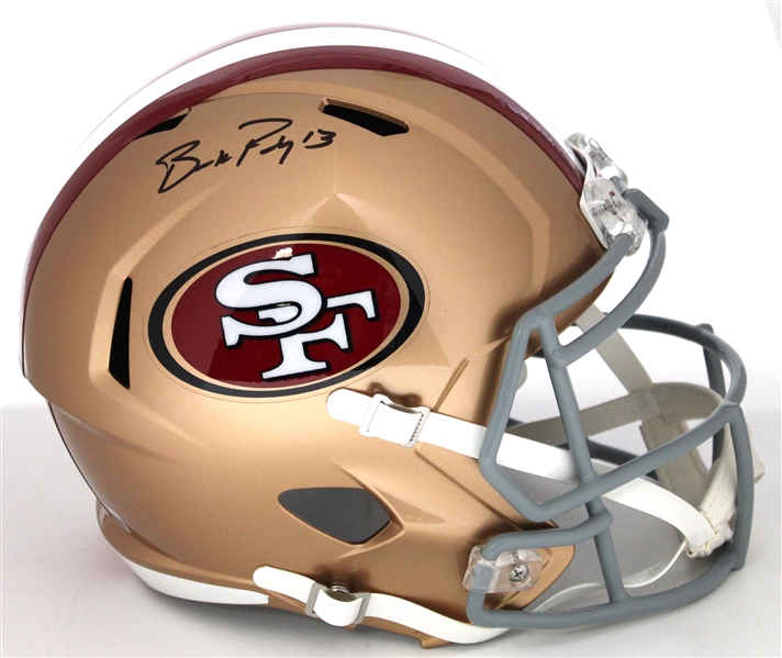 Brock Purdy Signed San Francisco 49ers #13 Helmet - Beckett Witnessed 