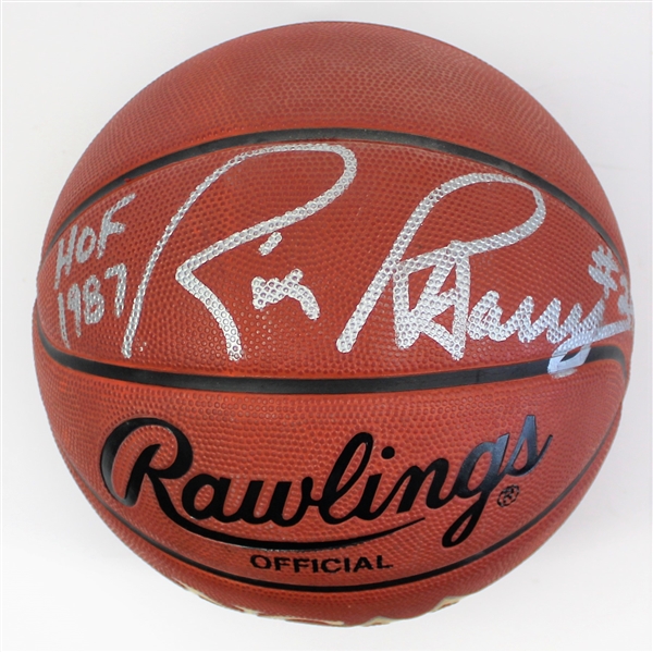 Rick Barry Signed Huge Signature HOF # 24 Basketball - JSA AM41597