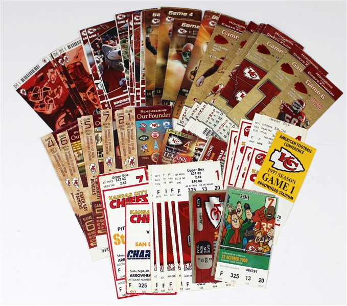  Kansas City Chiefs Ticket Lot 60+