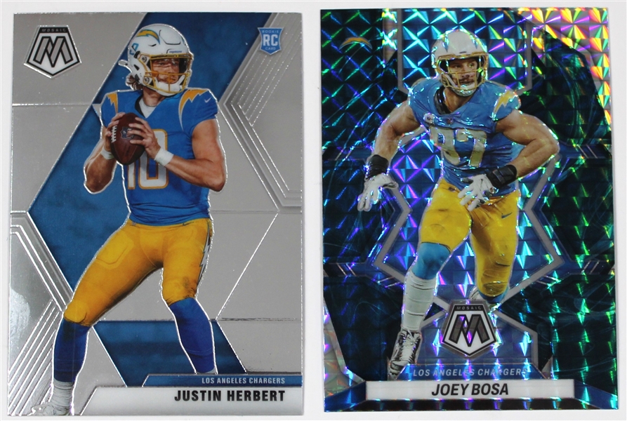 Justin Herbert & Joey Bosa Chargers Cards