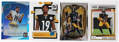 Pittsburgh Steelers Lot of 4 Pickens - Claypool - Smith - Austin Cards