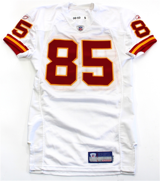 Kansas City Chiefs Game Used number 85 06-50-S No Name Plate 