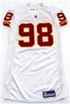 Kansas City Chiefs Game Used number 98 06-46-S No Name Plate 