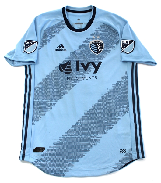 Tyler Freeman Match Worn Sporting KC Soccer Jersey