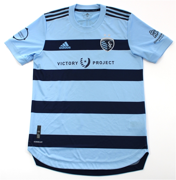 Graham Smith Match Worn Sporting KC Soccer Jersey