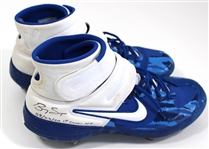 Brady Singer Game Worn & Signed First Win in MLB Cleats - JSA