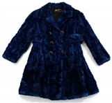 Muriel Kauffman Alaskan Fur Royal Blue Coat & Vest