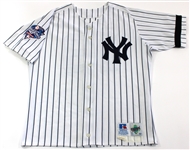 Luis Polonia 2000 Game Used & Signed NY Yankees Home WS Jersey