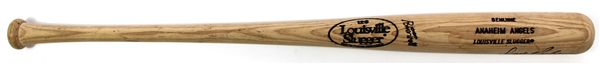 Dave Parker Game Used & Signed Angeles Bat