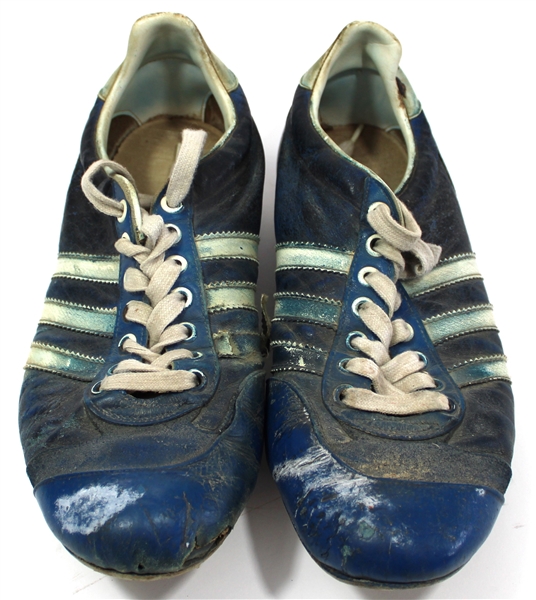 Marty " Duck" Pattin Game Used 1977-80 Kansas City Royals Cleats.