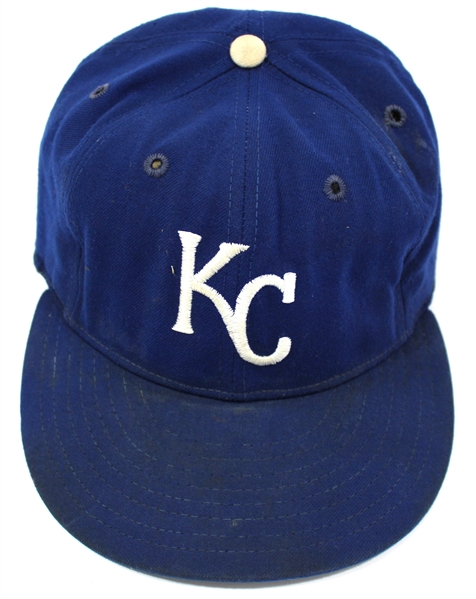 Jorge Orta 1984-1986 Game Used Kansas City Royals Cap