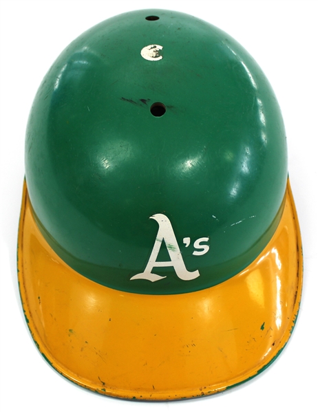 Bert "Campy" Campaneris 1972-75 GU Oaklnad As Batting Helmet