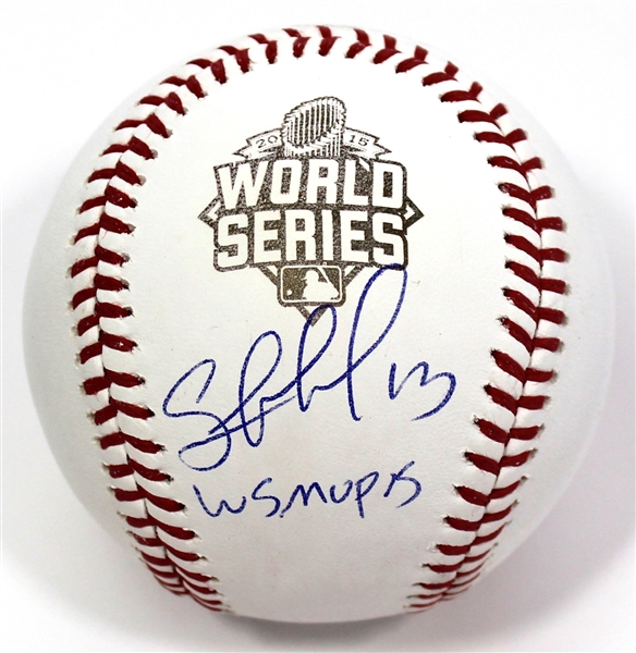 MVP Salvador Perez Signed 2015 World Series Baseball - JSA