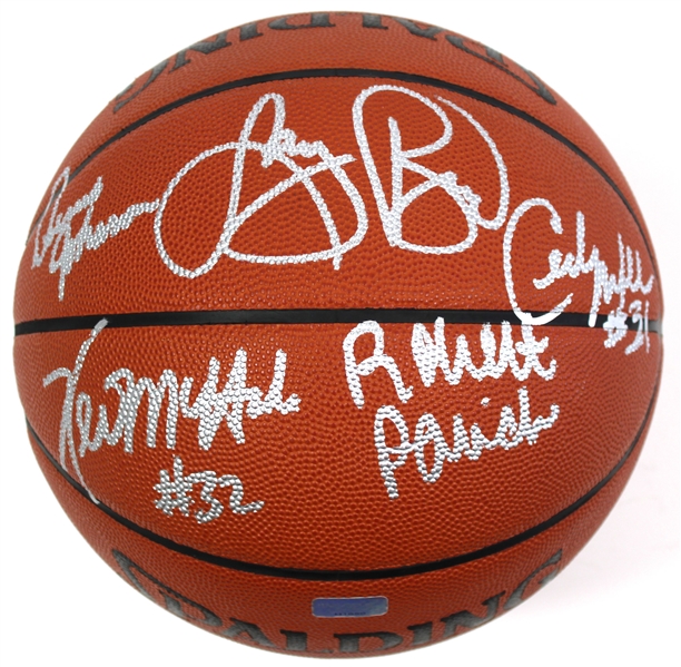 1984 Celtics Fabulous Five Signed Basketball