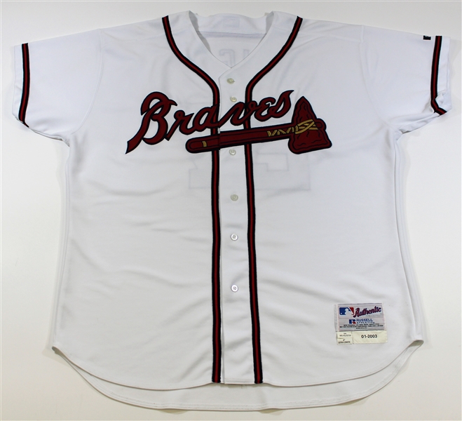 Jaret Wright 2003 Game Used Braves Jersey 