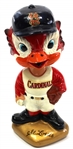 1967 ST Louis Cardinals Gold Base Bobbing Bobble Head Nodder Mascot