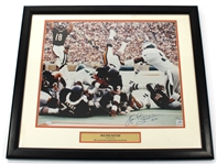 Walter Payton Signed Framed 26 x 22 Numbers Print - Payton Authentic