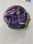 Mitch Holthus Signed SB LVlll Mini Helmet Kansas City Chiefs JSA COA 