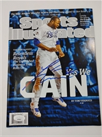 Lorenzo Cain Signed SI 2015 WS Magazine JSA COA