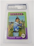 George Brett Signed PSA/DNA Rookie Card 