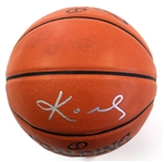 Kobe Bryant Signed Lakers Basketball - Steiner Loa