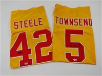 Kansas City Chiefs Signed Jerseys - Steele - Townsend - Beckett