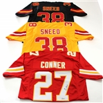 Kansas City Chiefs Signed Jerseys - Conner - Sneed x2 - Beckett