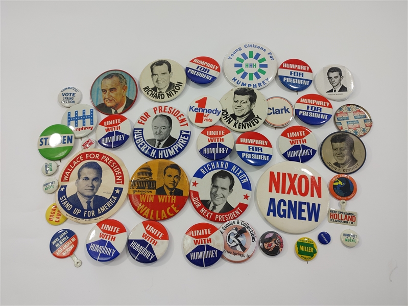 Large lot of Political Pins