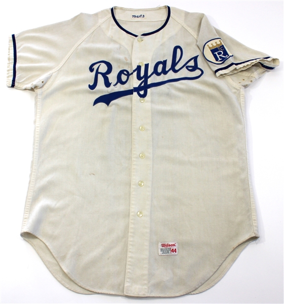 George Strickland 1971 Game Used KC Royals Jersey