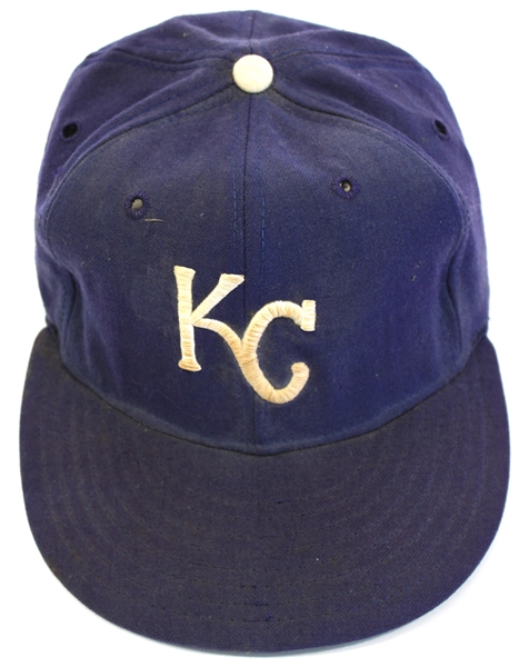 George Brett 1980 Game Used Kansas City Royals Cap GB-5