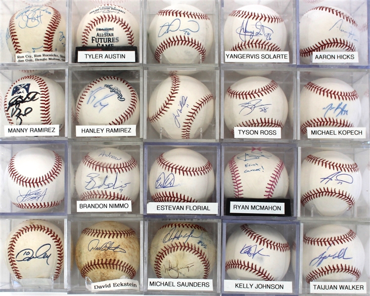 Lot of 20 Signed Baseballs 