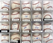 Lot of 20 Signed Baseballs 